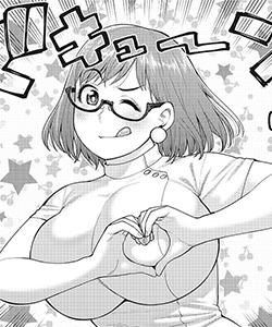 Akiho making a heart